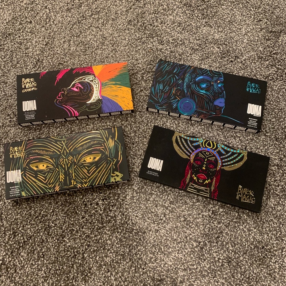 4 Uoma beauty Eyeshadow Palette bundle